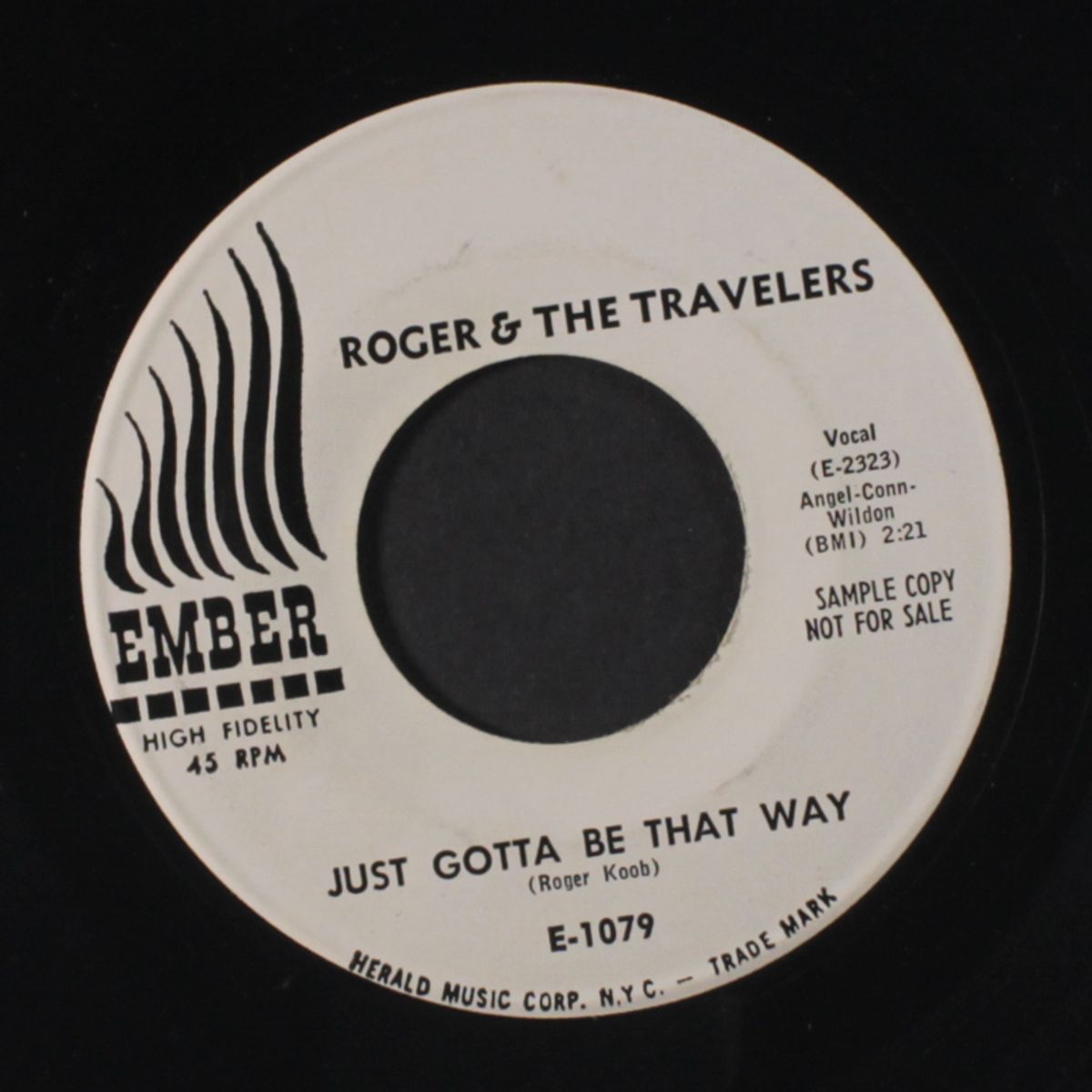 you're daddy's little girl / just gotta be that way by ROGER & TRAVELERS