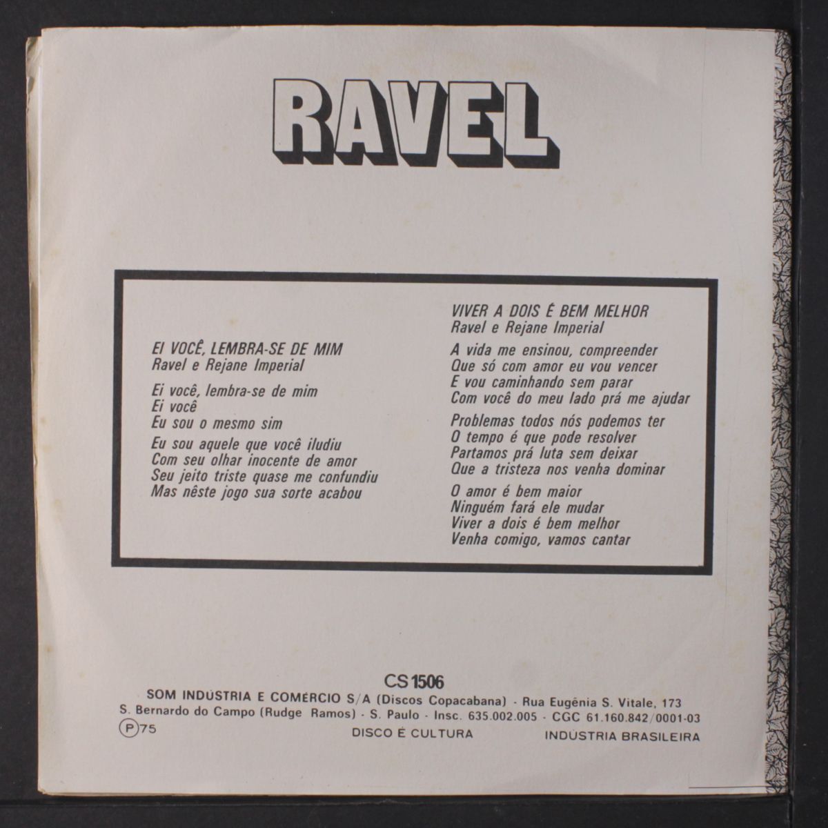 ei voce, lemra-se de mim? / viver a dois e bem melhor by RAVEL