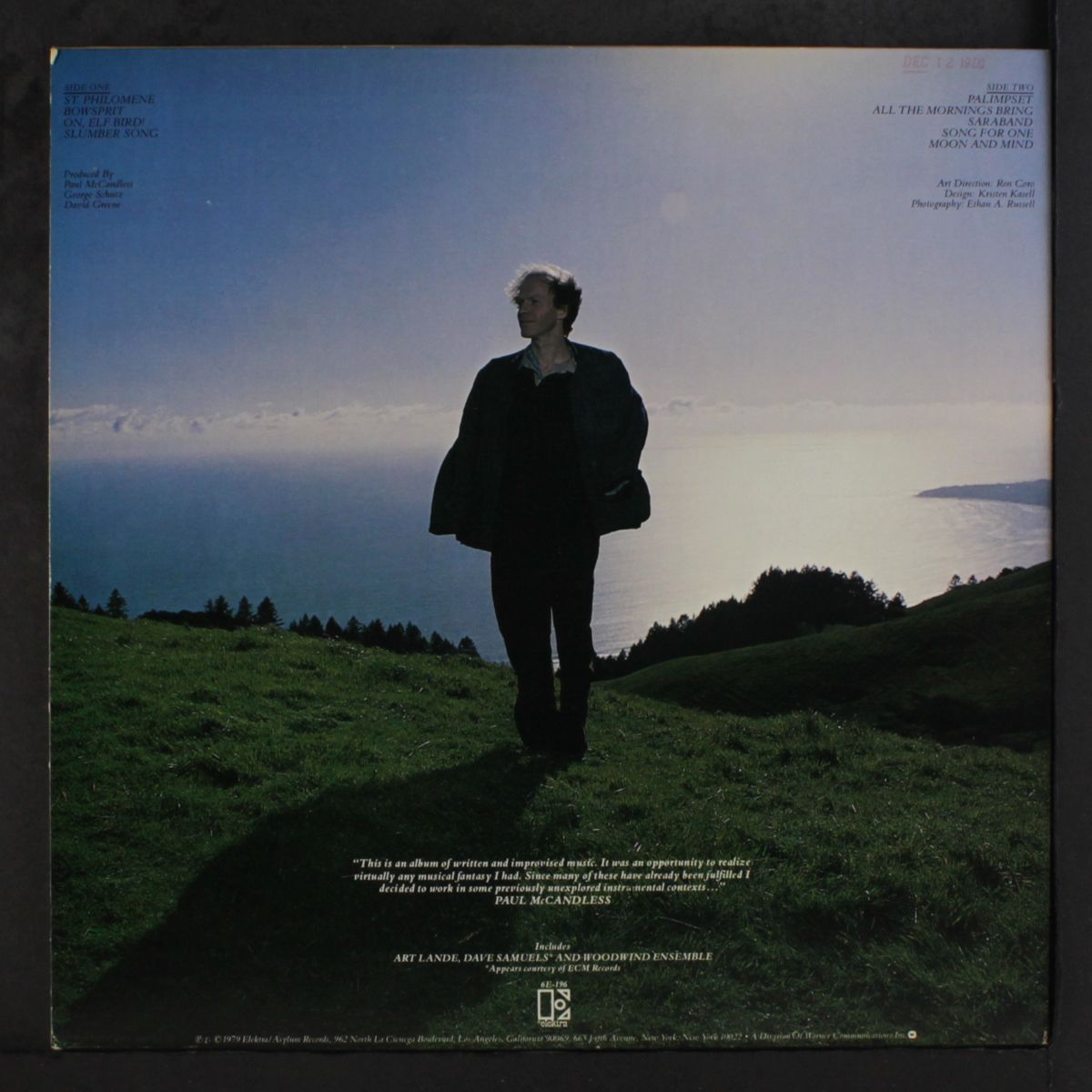 all the mornings bring by PAUL MCCANDLESS