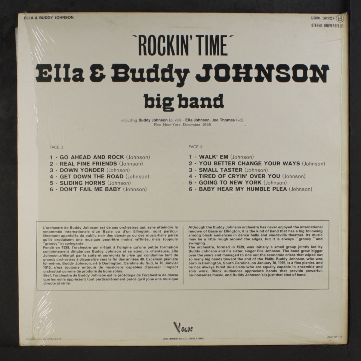 rockin' time by ELLA & BUDDY JOHNSON