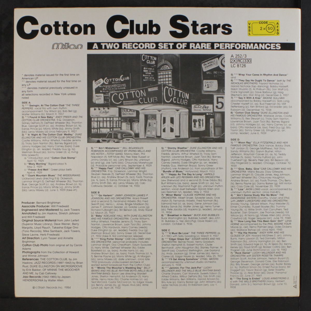 cotton club stars by VARIOUS