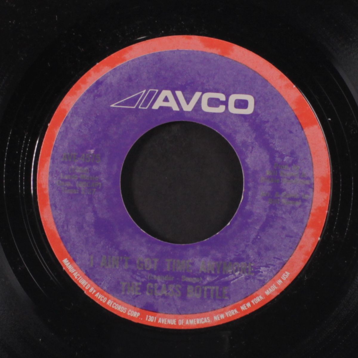 i ain't got time anymore / the first time by GLASS BOTTLE