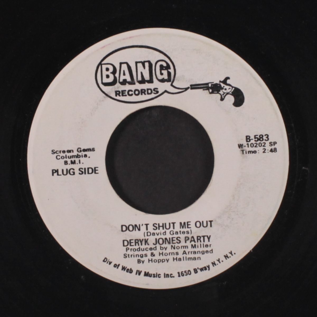 don't shut me out / she's gone by DERYK JONES PARTY