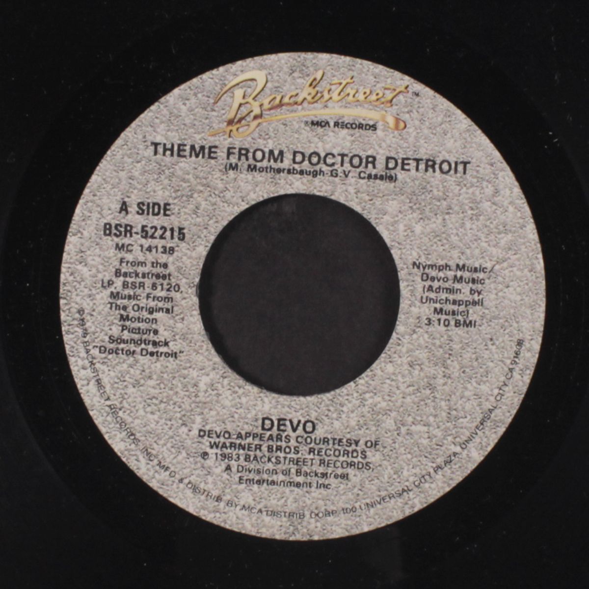 theme from dr. detroit / king of soul by DEVO / JAMES BROWN