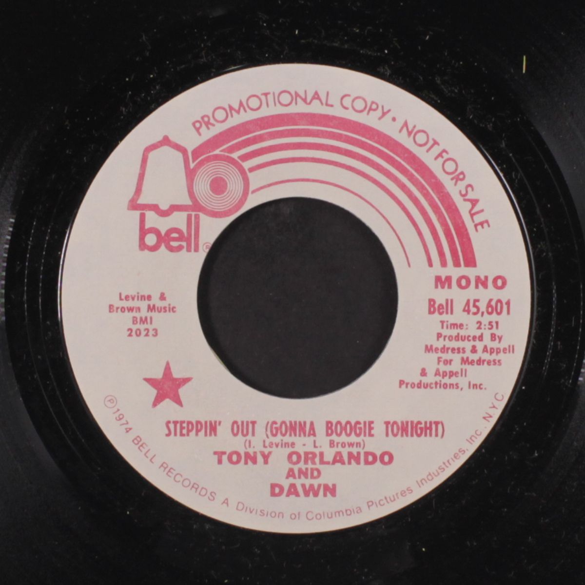 steppin' out / mono by TONY ORLANDO & DAWN