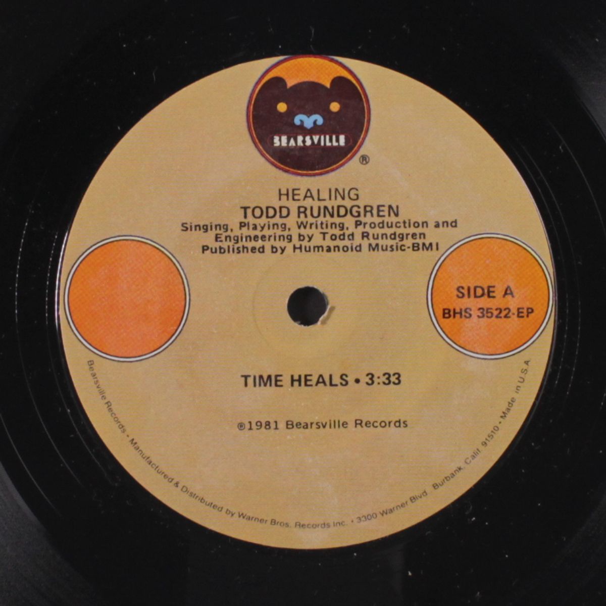 time heals / tiny demons by TODD RUNDGREN
