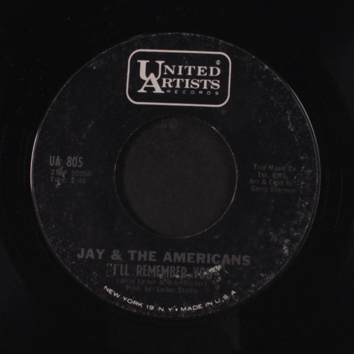 let's lock the door / i'll remember you by JAY & AMERICANS