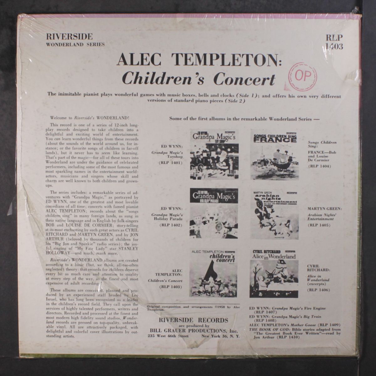 children's concert by ALEC TEMPLETON