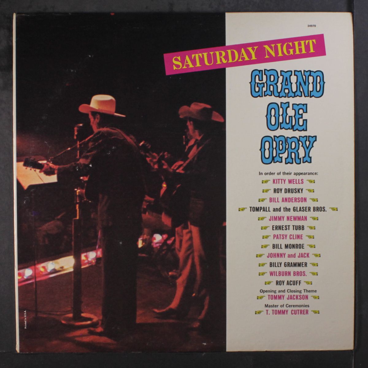 saturday night grand ole opry by VARIOUS