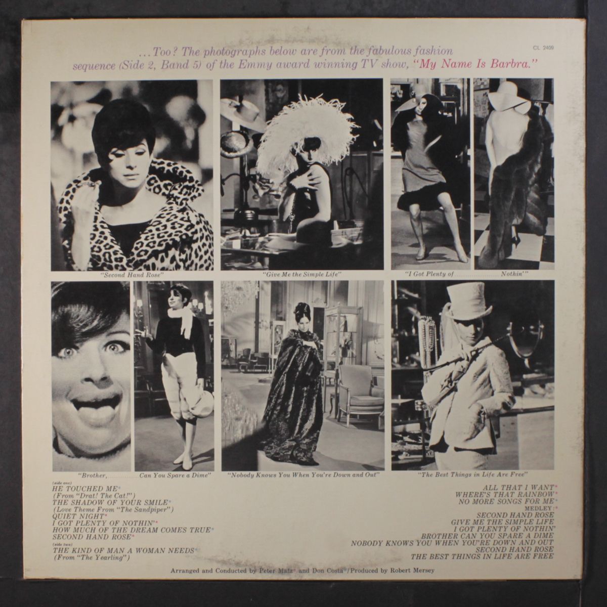 my name is barbra, two by BARBRA STREISAND