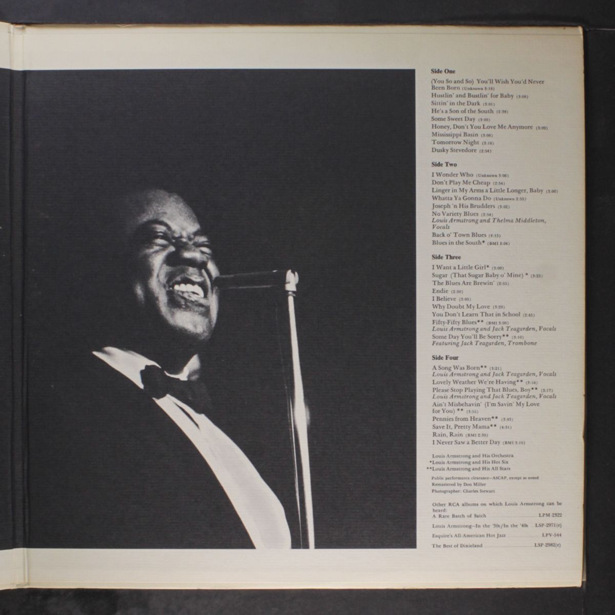 july 4, 1900 / july 6, 1971 by LOUIS ARMSTRONG