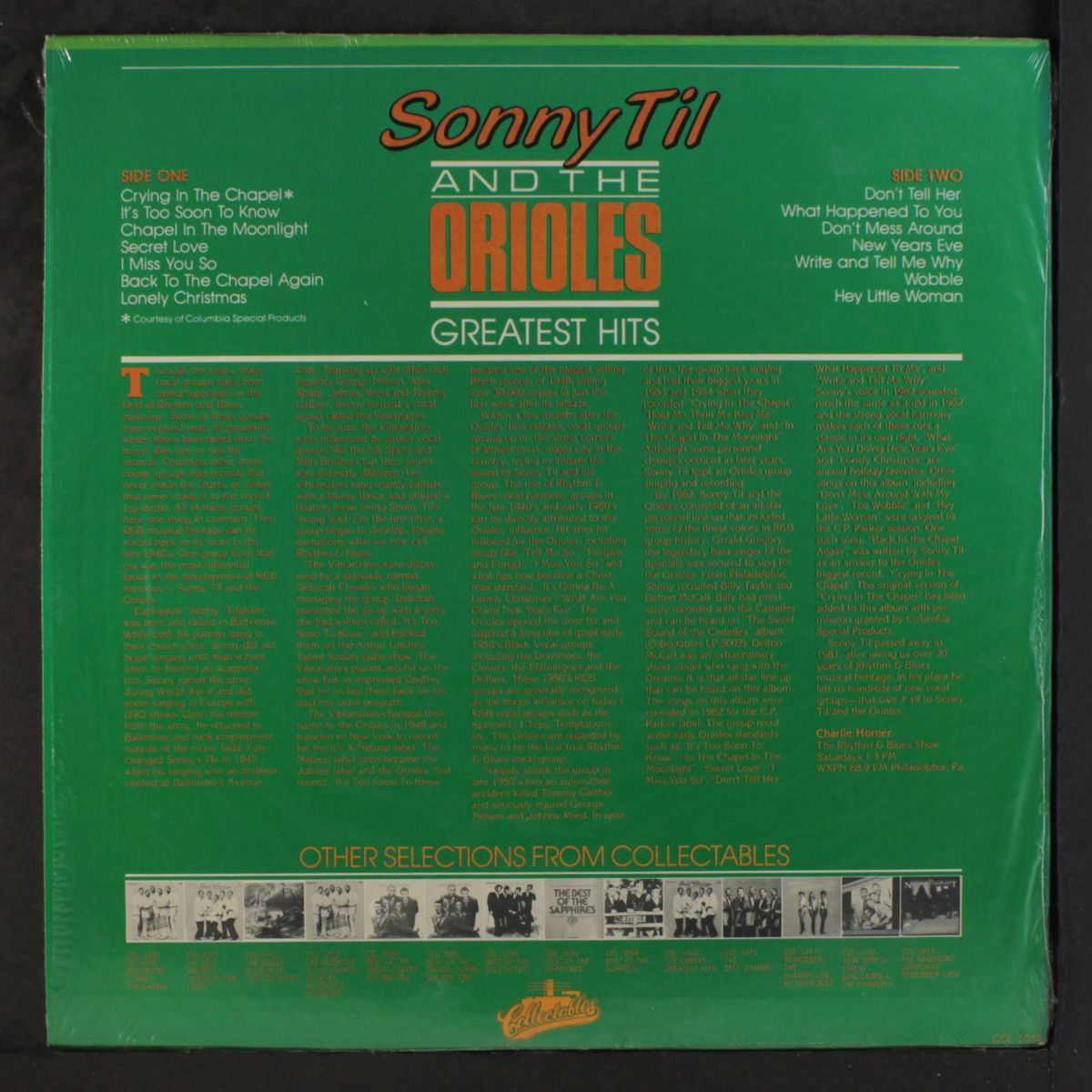 greatest hits by SONNY TIL & ORIOLES