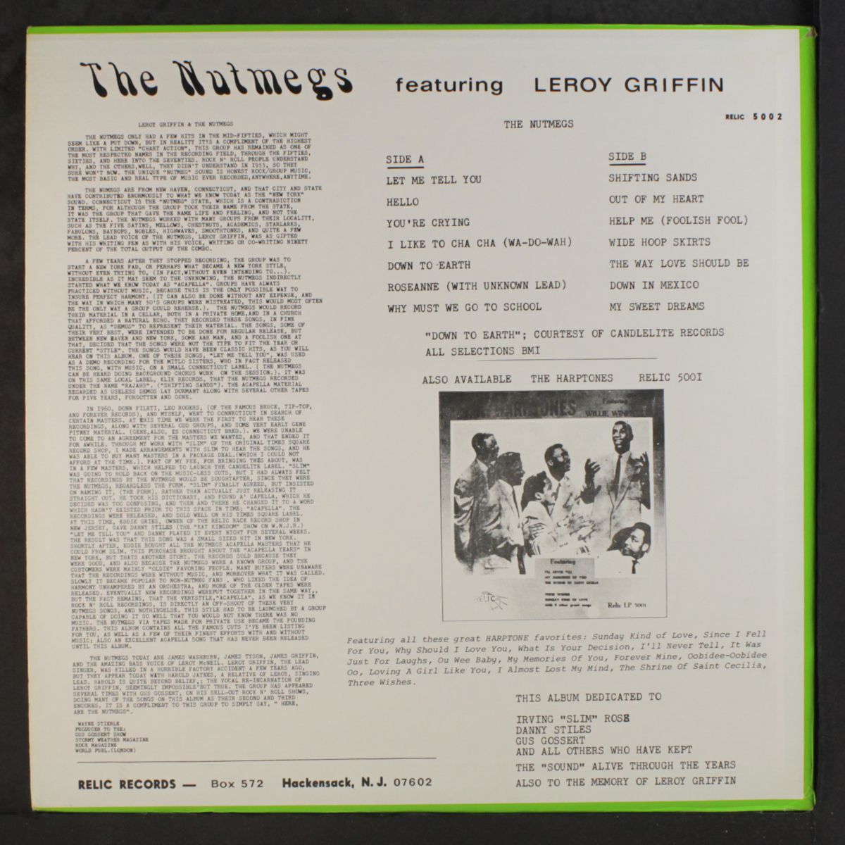 featuring leroy griffin by NUTMEGS