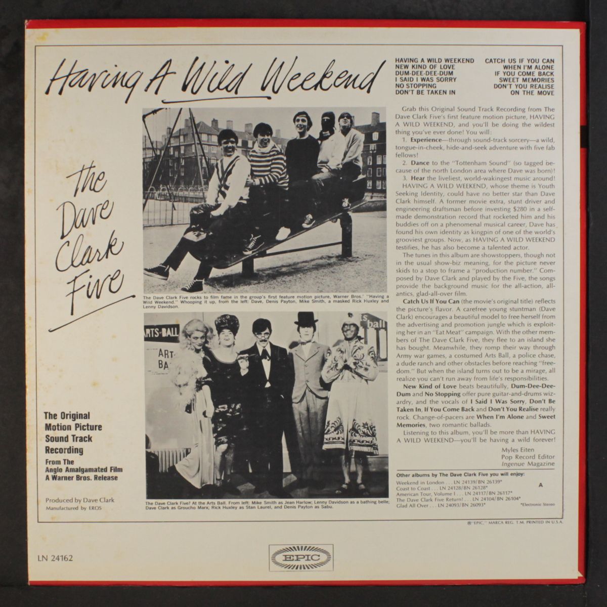 having a wild weekend by DAVE CLARK FIVE
