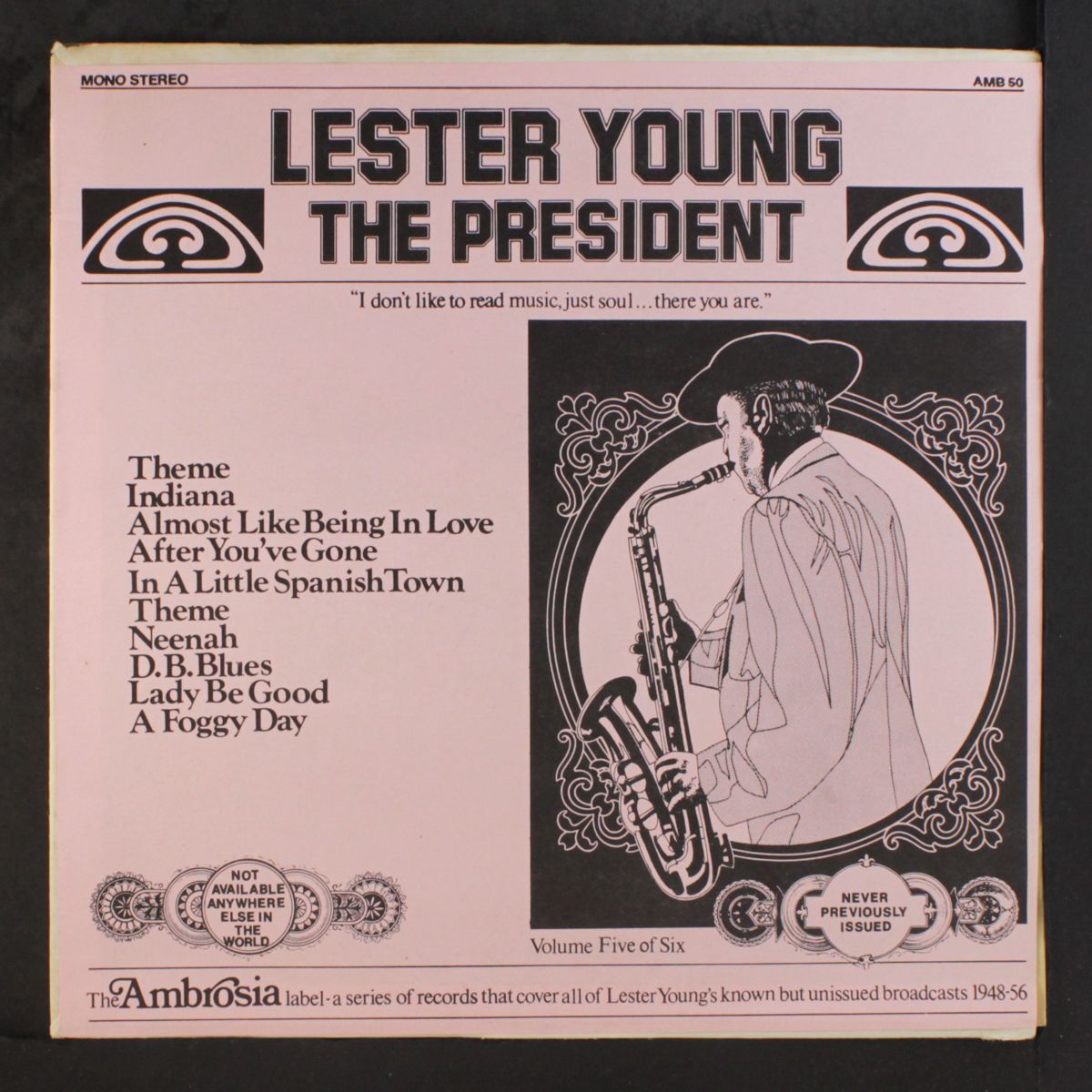 the president, vol. 5 by LESTER YOUNG