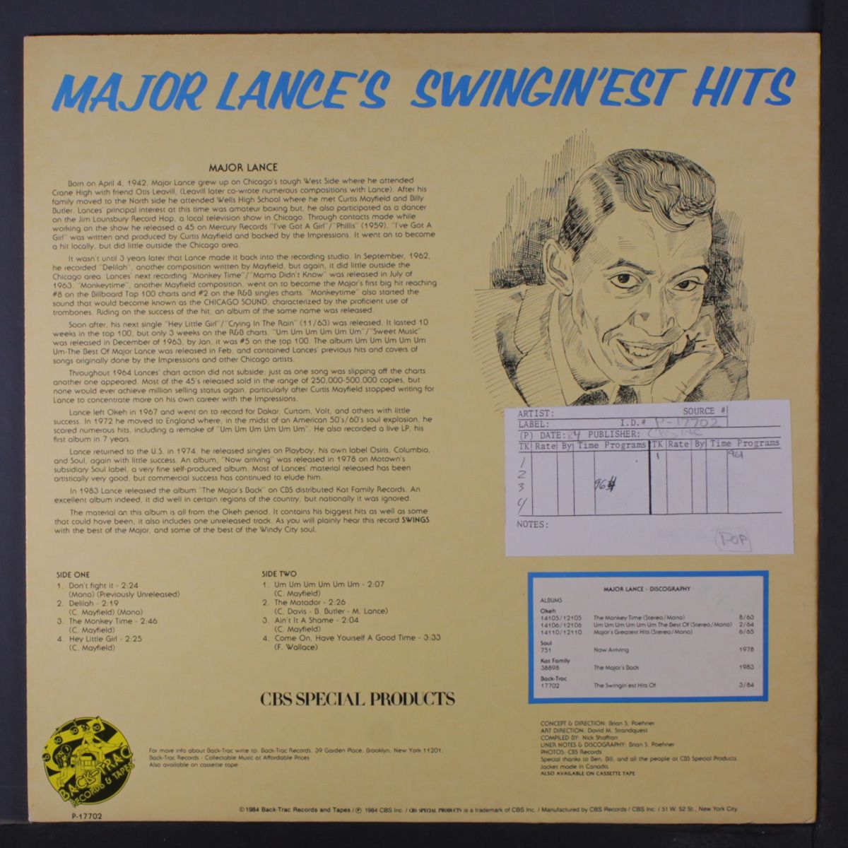 swingin'est hits by MAJOR LANCE