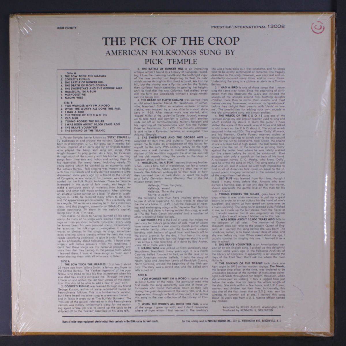 the pick of the crop by PICK TEMPLE