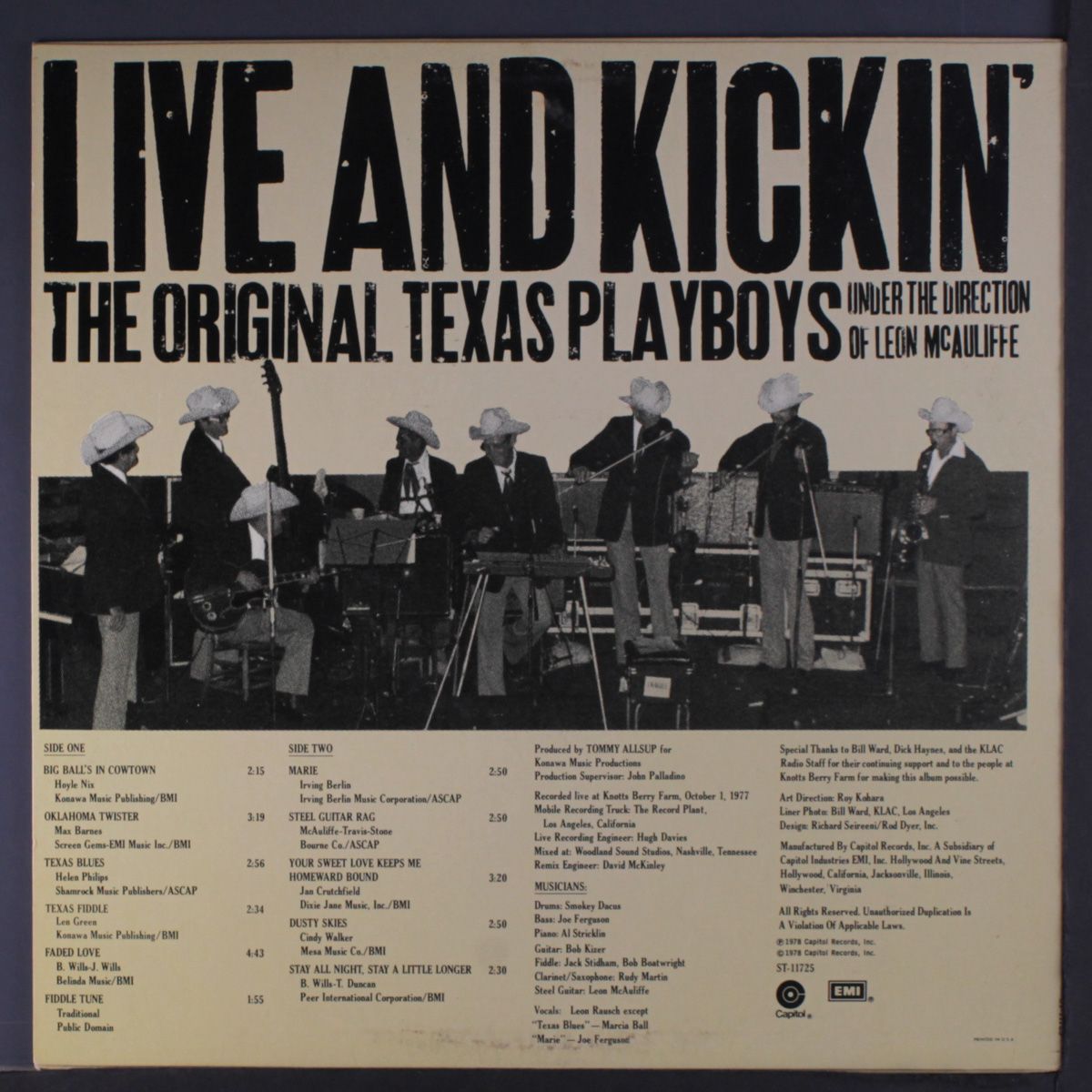 live & kickin' by TEXAS PLAYBOYS