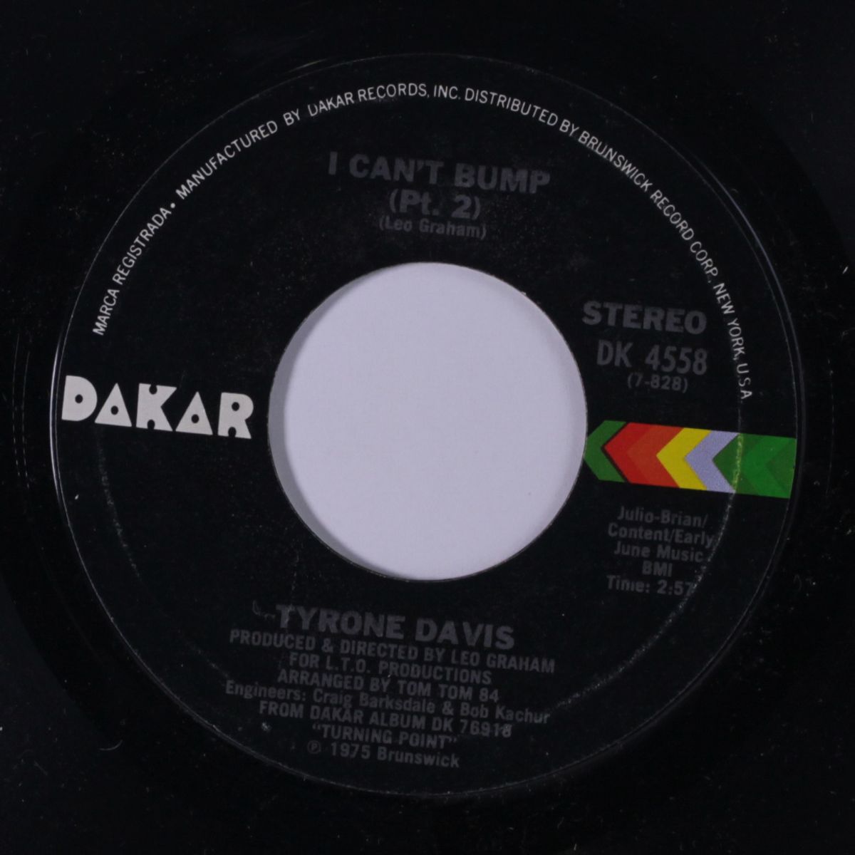 saving my love for you / i can't bump by TYRONE DAVIS