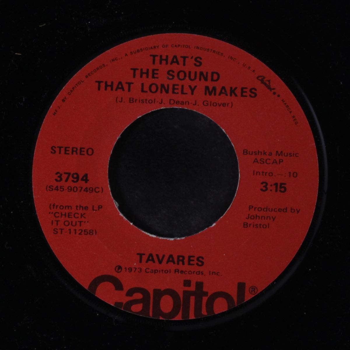 that's the sound that lonely makes by TAVARES