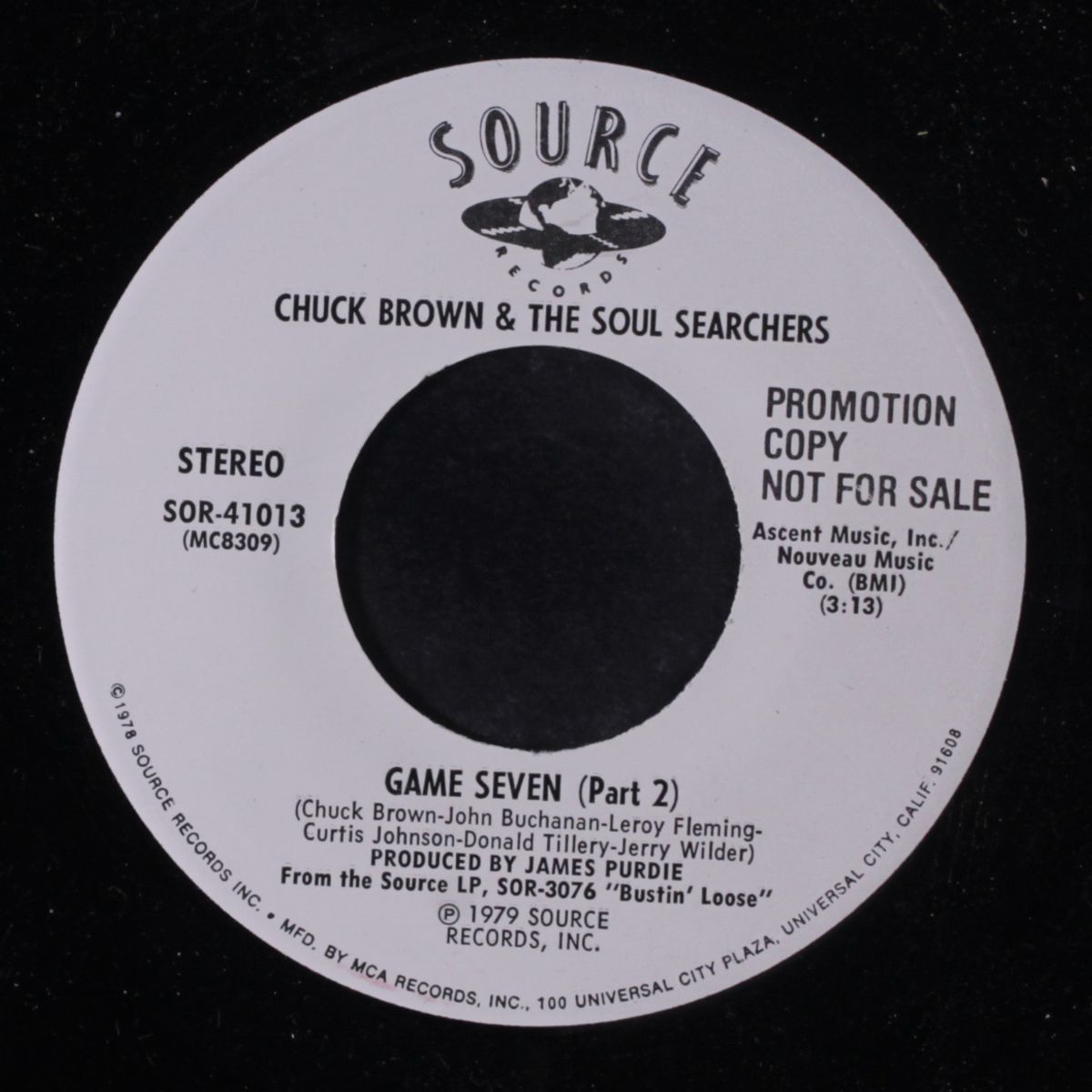 game seven / part 2 by CHUCK BROWN & SOUL SEARCHERS