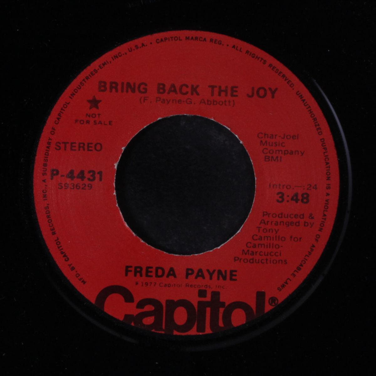 bring back the joy / mono by FREDA PAYNE