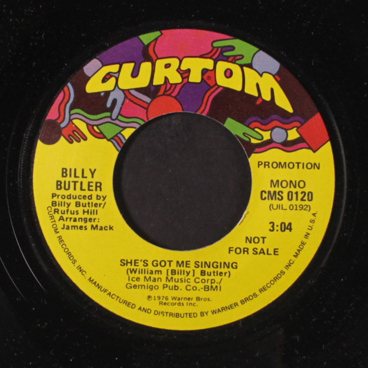 she's got me singing / mono by BILLY BUTLER
