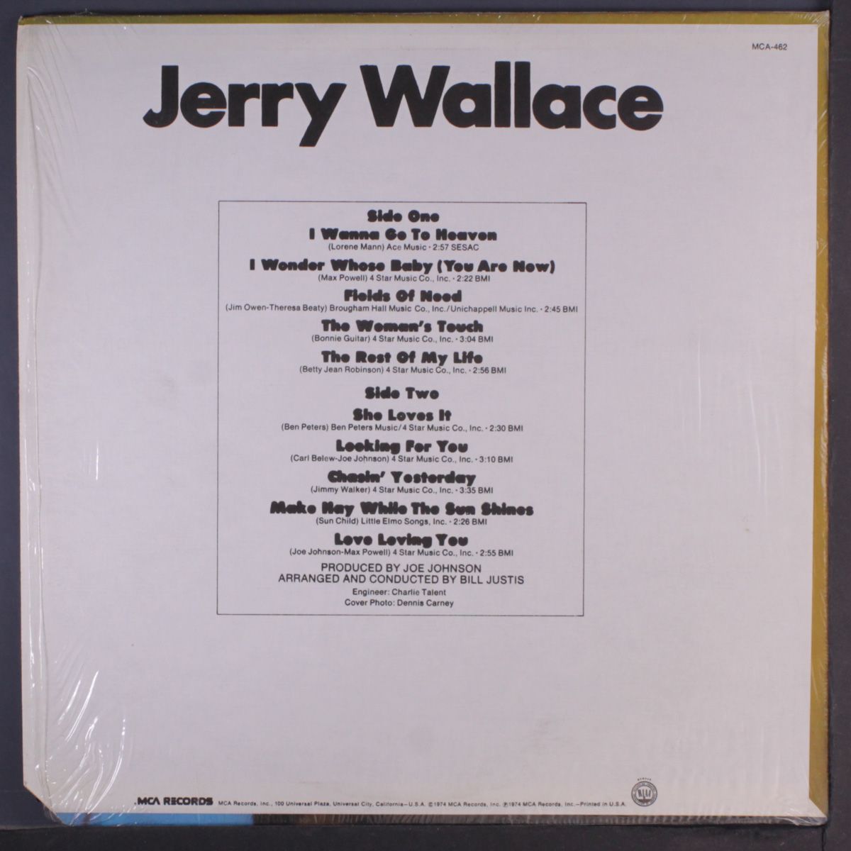 i wonder whose baby (you are now) by JERRY WALLACE