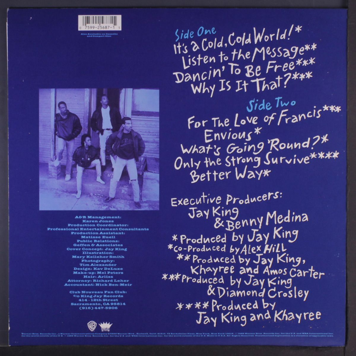listen to the message by CLUB NOUVEAU