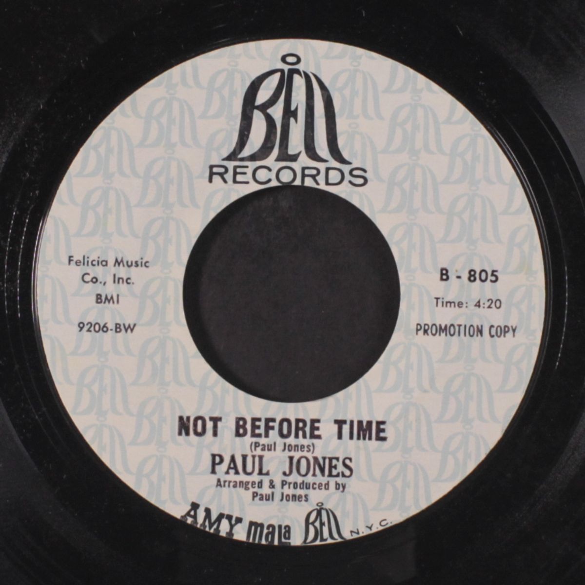 it's getting better / not before time by PAUL JONES