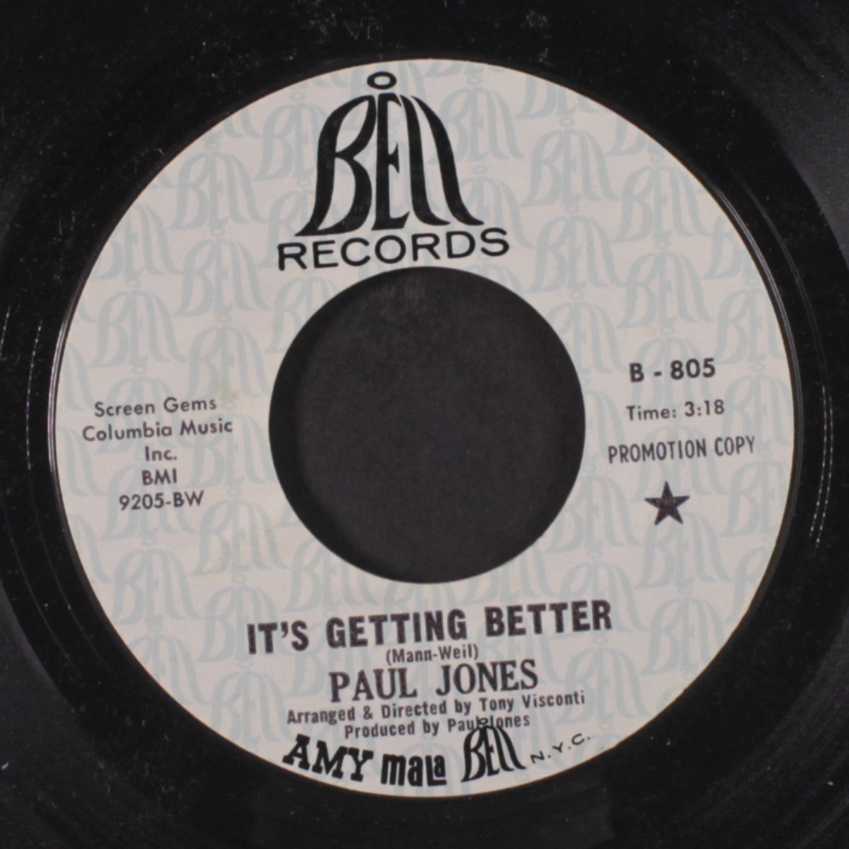it's getting better / not before time by PAUL JONES