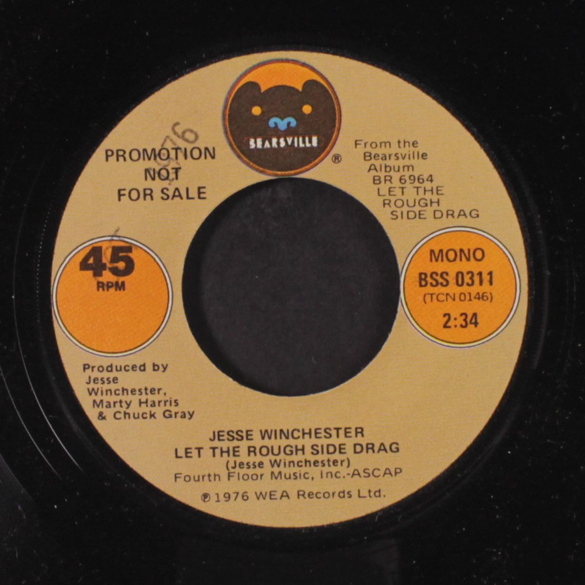 let the rough side drag / mono by JESSE WINCHESTER