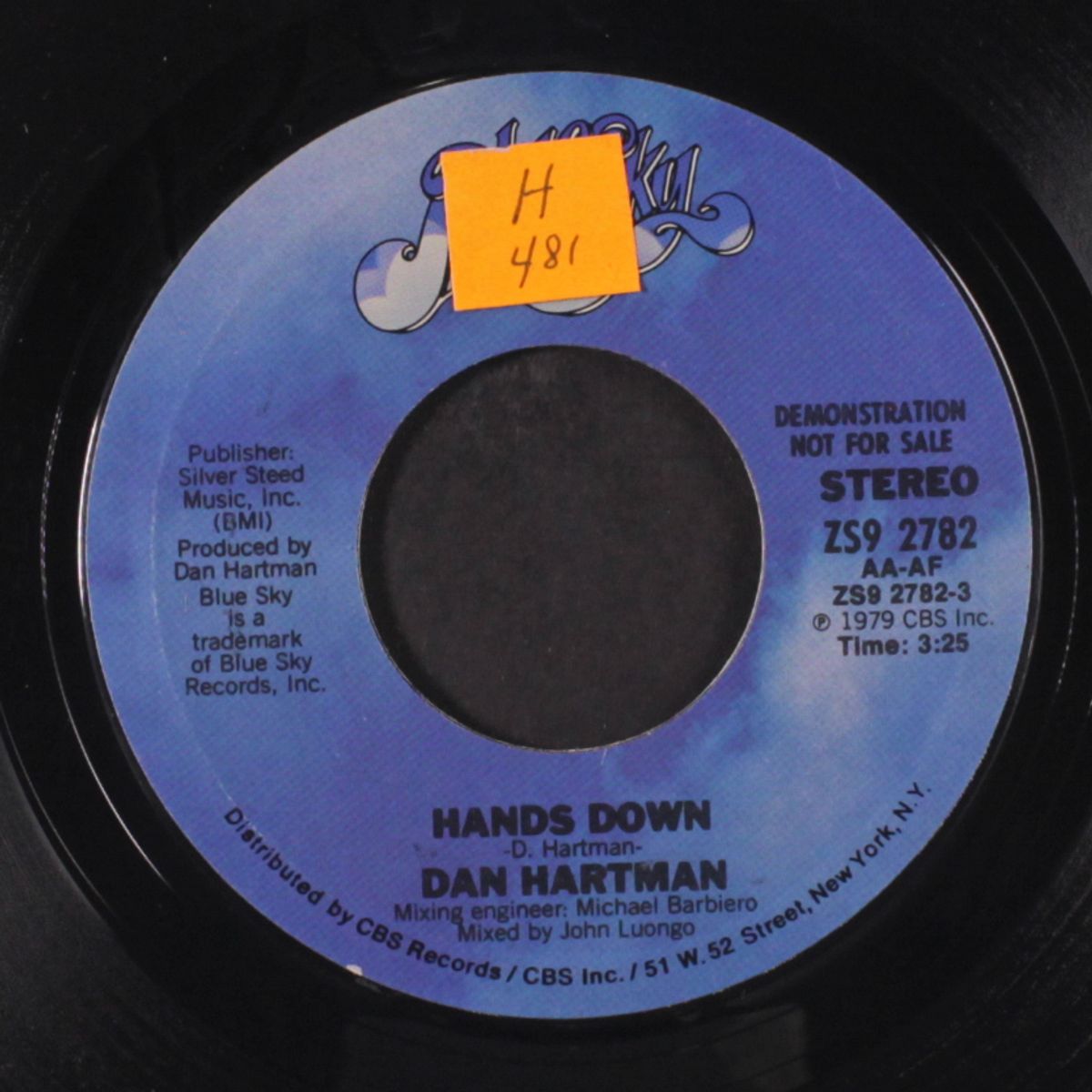 hands down / same by DAN HARTMAN