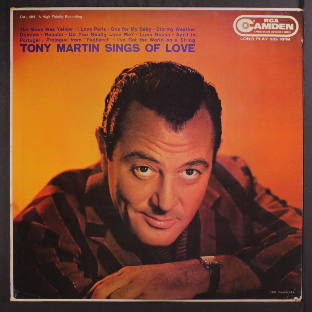 sings of love by TONY MARTIN