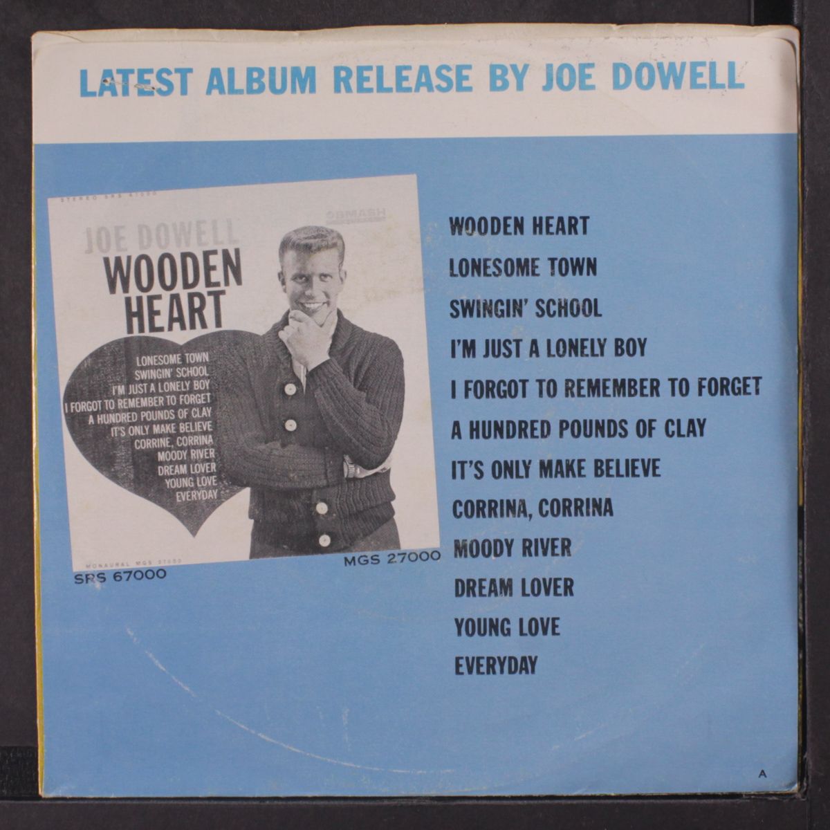 bridge of love / just love me by JOE DOWELL