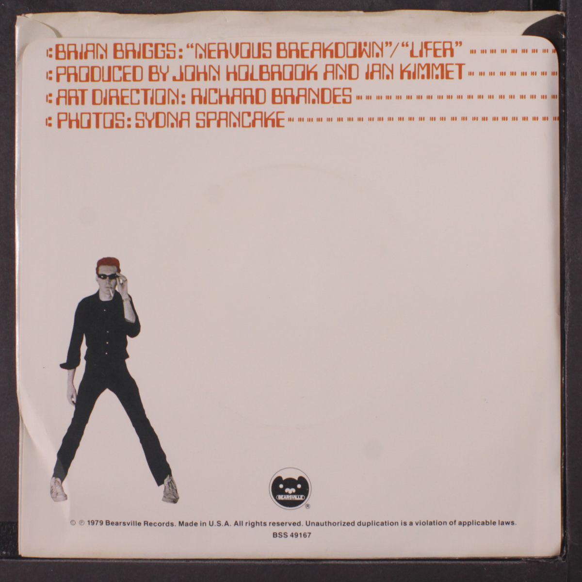 nervous breakdown / mono by BRIAN BRIGGS