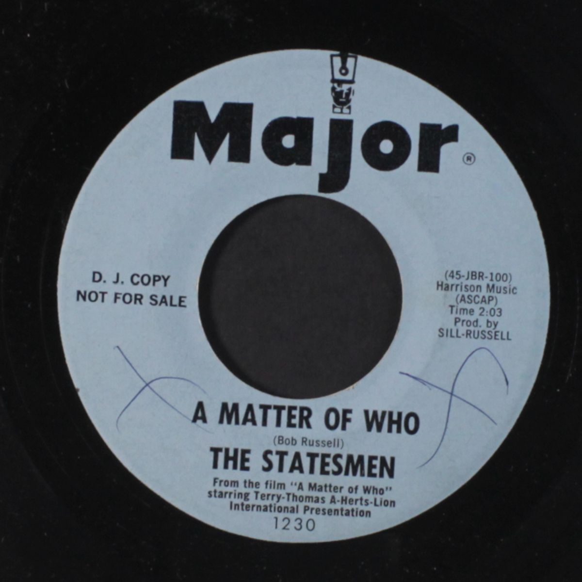 matter of who / two days out of delaware by STATESMEN