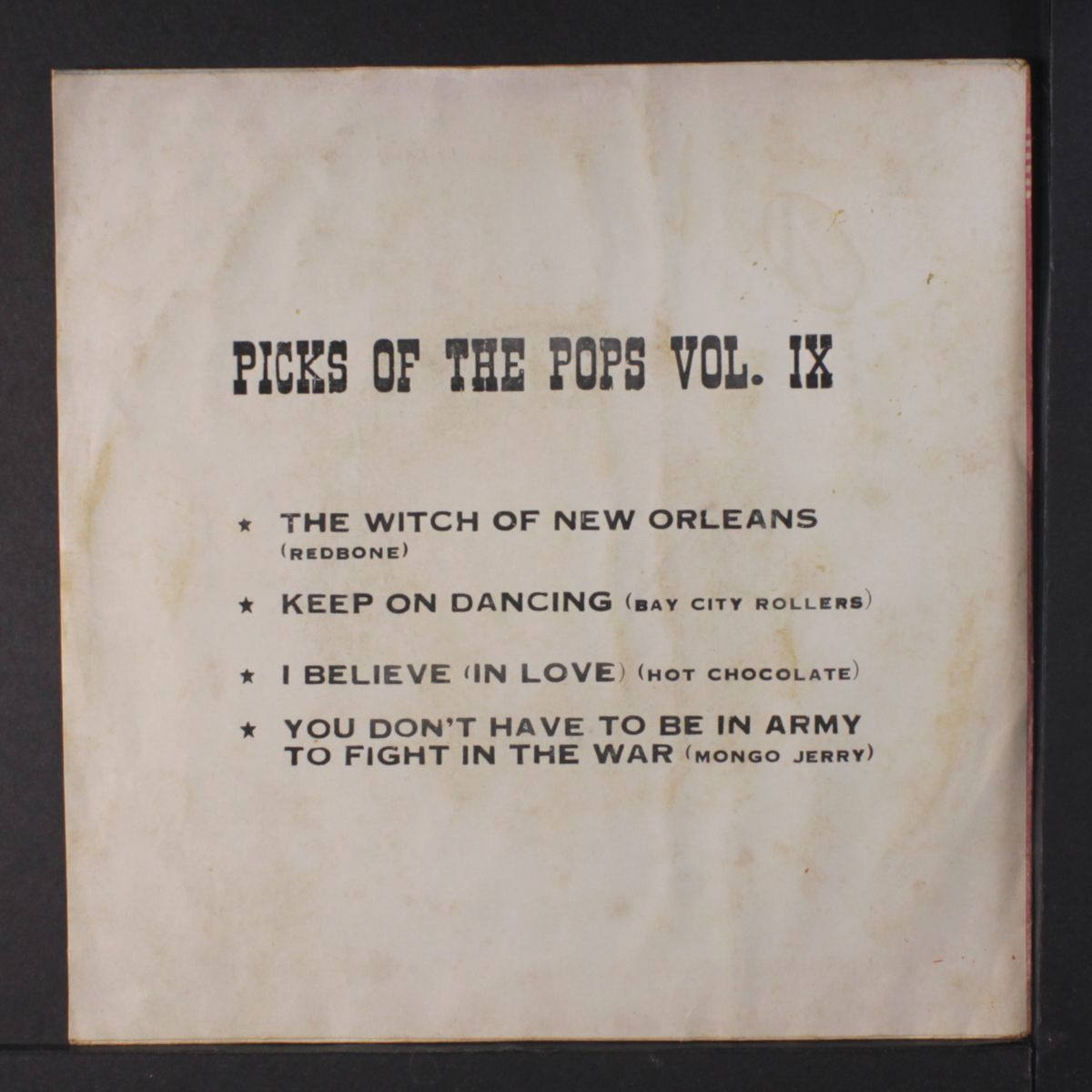 picks of the pops vol. ix by VARIOUS