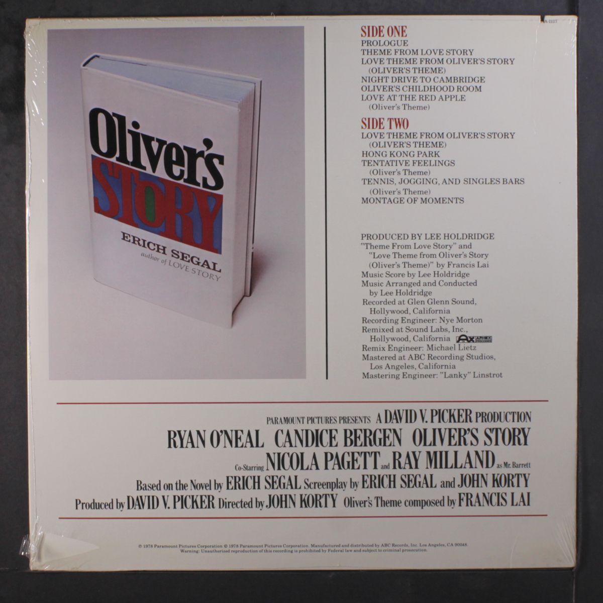 oliver's story by SOUNDTRACK