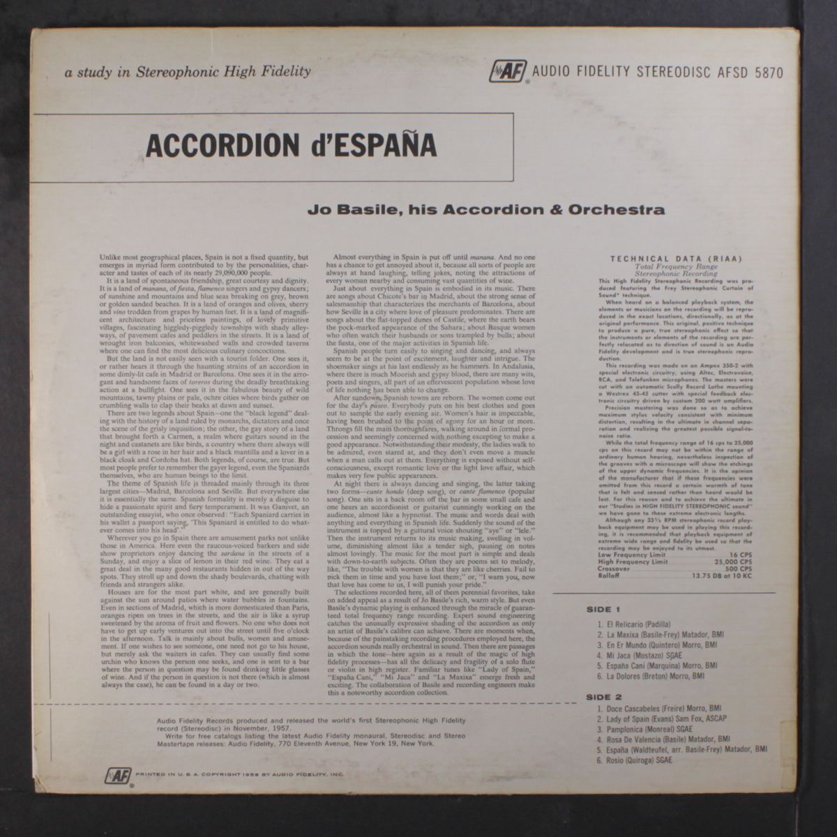 accordion d'espana by JO BASILE