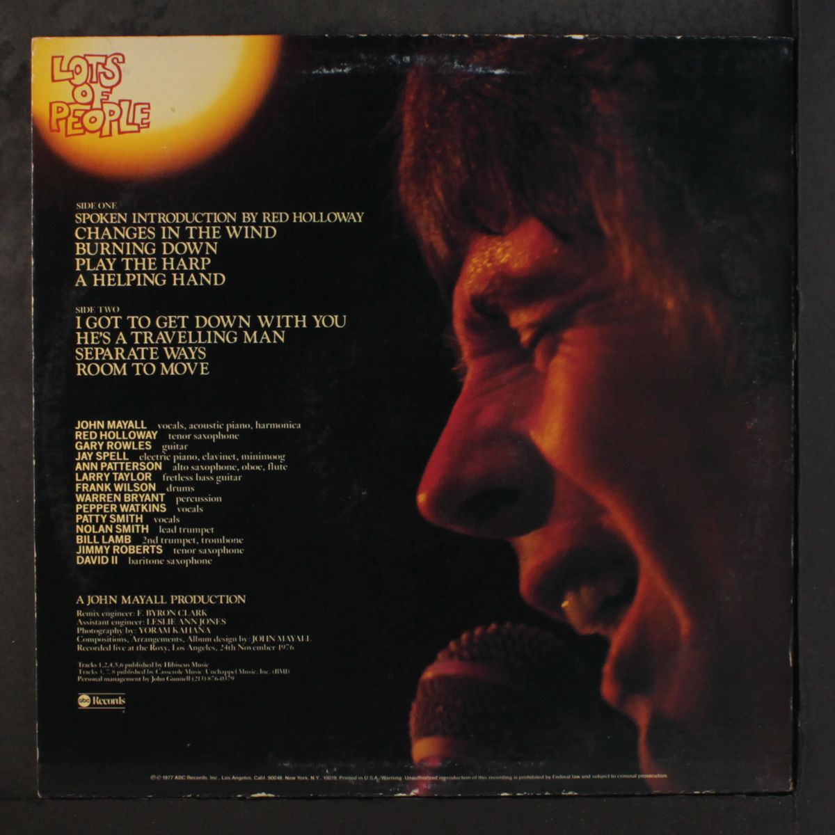 lots of people by JOHN MAYALL