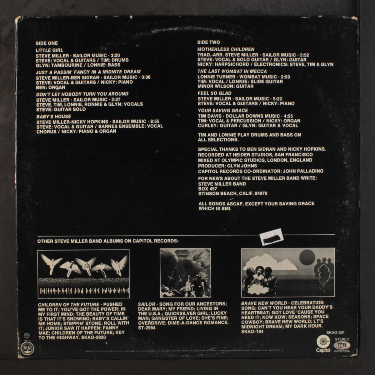 your saving grace by STEVE MILLER BAND