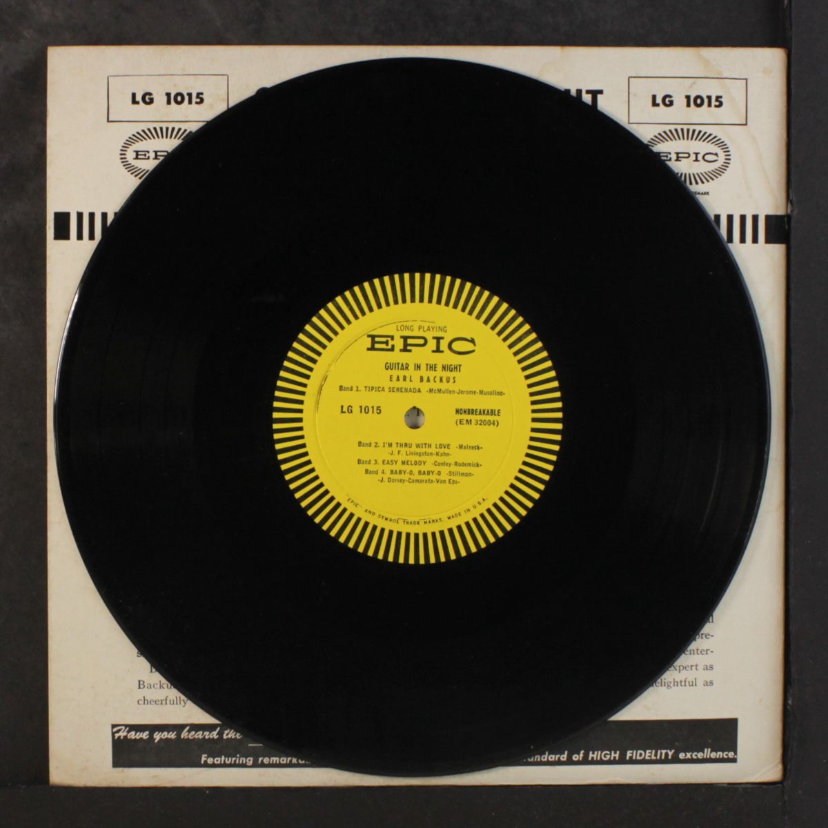 guitar in the night by EARL BACKUS