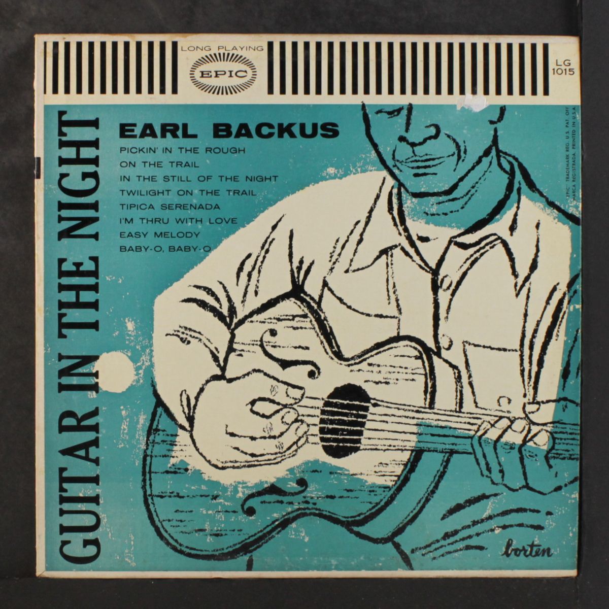 guitar in the night by EARL BACKUS