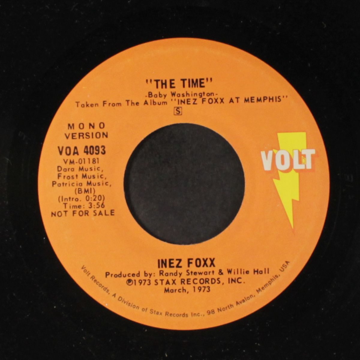 the time / one woman's man by INEZ FOXX