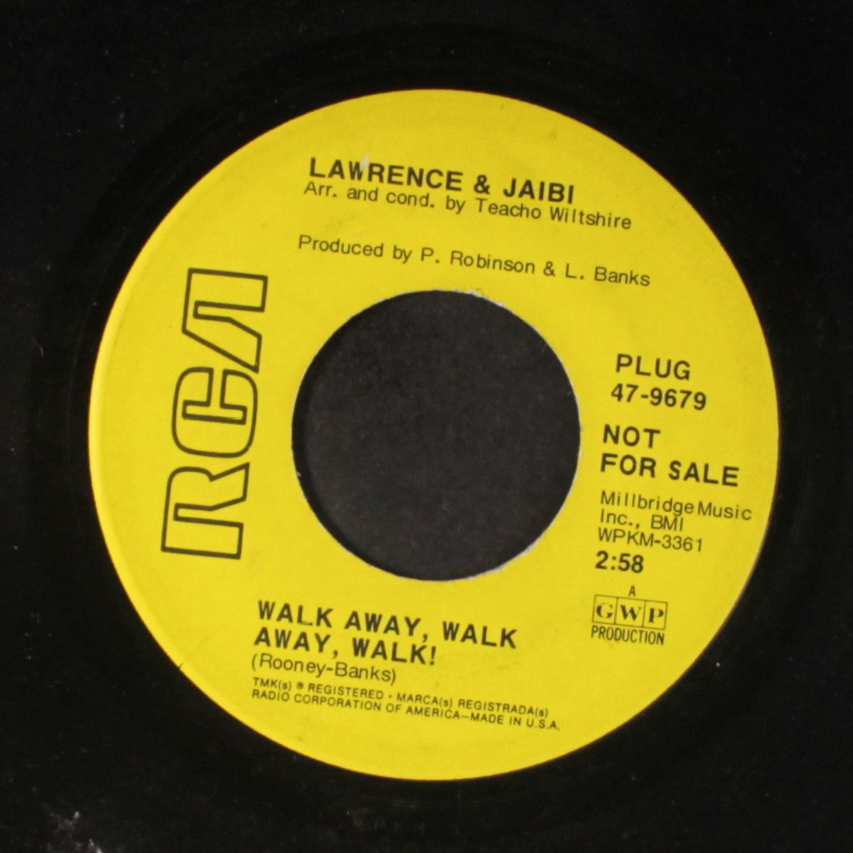you're not mine / walk away, walk away, walk! by LAWRENCE & JAIBI