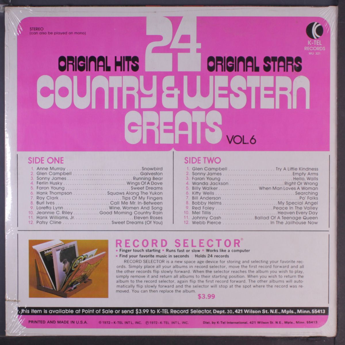 24 country & western greats vol 6 by VARIOUS