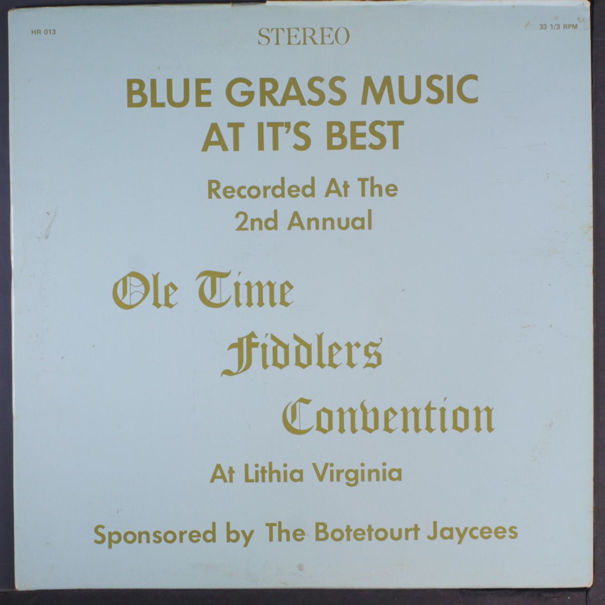 blue grass music at it's best by VARIOUS