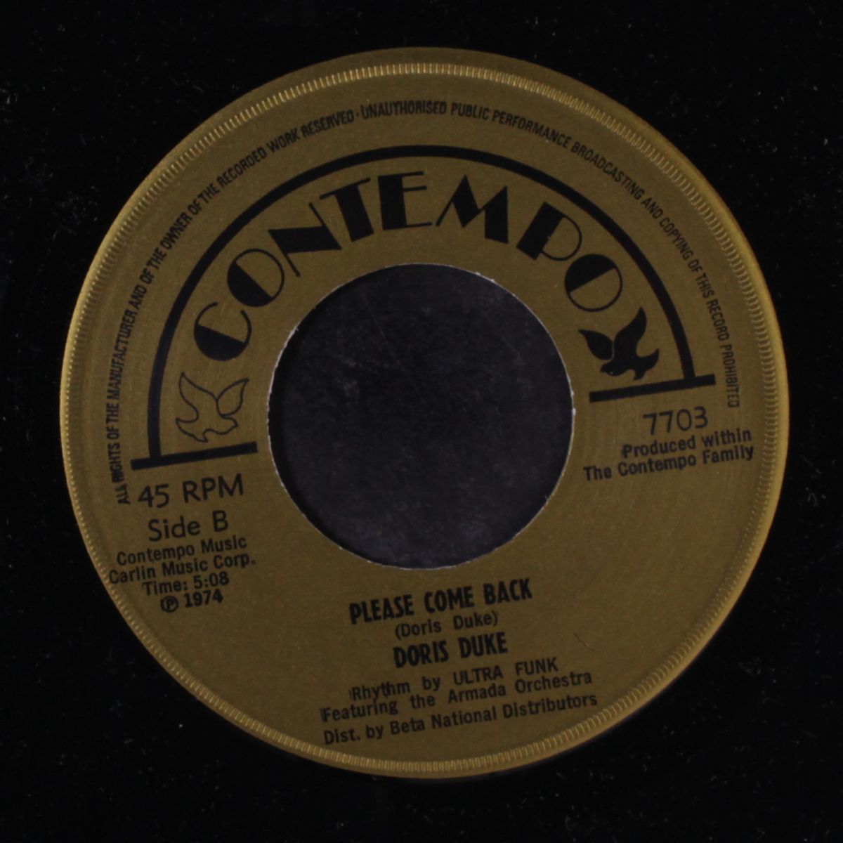 grasshopper / please come back by DORIS DUKE
