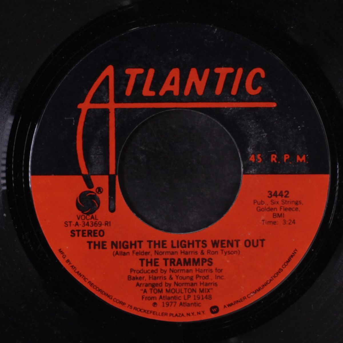 the night the lights went out by TRAMMPS
